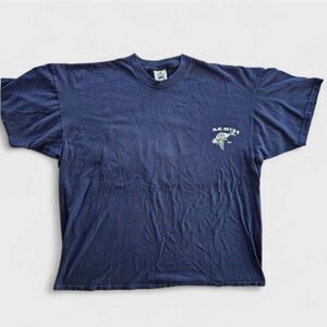 Vintage 1993 M.R. Ducks Ocean City Navy Mallard Duck Graphic Lee Tee T-Shirt XXL
